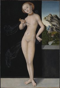 ルクレティア、1528年 作： Lucas Cranach the Elder