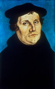 マルティン・ルター、ドイツのプロテスタント改革者、c1529 作： Lucas Cranach the Elder