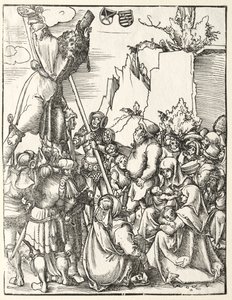 聖アンドリューの殉教。 作： Lucas Cranach the Elder