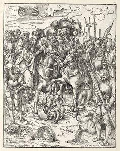 聖マタイの殉教。 作： Lucas Cranach the Elder