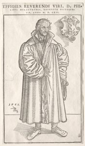 Philipp Melanchthon。 作： Lucas Cranach the Elder
