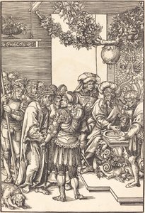 手を洗うピラト 作： Lucas Cranach the Elder