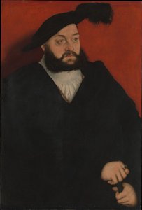 ザクセンの世襲王子、ジョンの肖像 作： Lucas Cranach the Elder