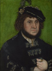 ザクセンのジョンの肖像1468-1532、1509 作： Lucas Cranach the Elder
