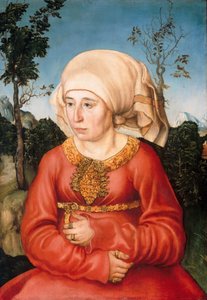 法学者の妻の肖像 作： Lucas Cranach the Elder