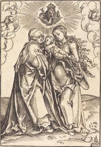 聖アンナと子供を抱く聖母 作： Lucas Cranach the Elder