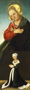 1514年頃、ザクセンのバーバラ公爵夫人をドナーとするセントアン 作： Lucas Cranach the Elder