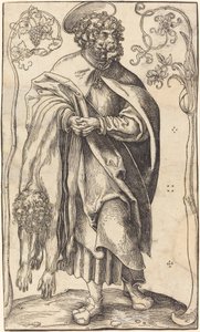 聖バーソロミュー 作： Lucas Cranach the Elder