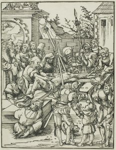 聖バルトロメオ（『使徒たちの殉教』より 作： Lucas Cranach the Elder