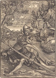 聖クリストファー 作： Lucas Cranach the Elder