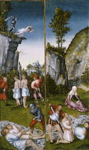 彼女の7人の息子の殉教の聖フェリシタス 作： Lucas Cranach the Elder
