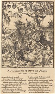 セントジョージとドラゴン 作： Lucas Cranach the Elder
