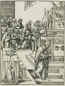 聖ヨハネ、『使徒の殉教』より 作： Lucas Cranach the Elder
