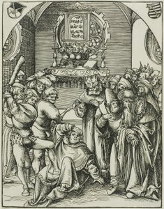 聖ユダ、『使徒たちの殉教』より 作： Lucas Cranach the Elder