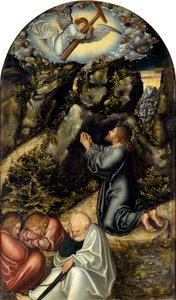 庭の苦しみ、c。 1520 作： Lucas Cranach the Elder