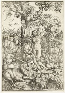 人間の堕落 作： Lucas Cranach the Elder