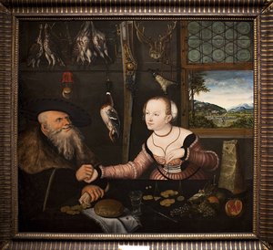 病気のカップル 作： Lucas Cranach the Elder