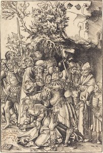 聖バルバラの殉教 作： Lucas Cranach the Elder