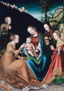 聖カタリナの神秘的な結婚、1516年から1518年