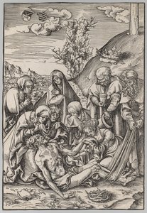 情熱：嘆き、1509年。 作： Lucas Cranach the Elder