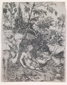 聖ヨハネ・クリソストムの苦行 作： Lucas Cranach the Elder