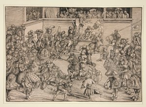 第2回大会（サムソンとライオンのタペストリー付） 作： Lucas Cranach the Elder
