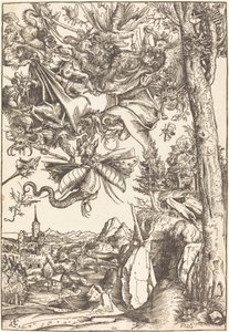 聖アントニウスの誘惑 作： Lucas Cranach the Elder