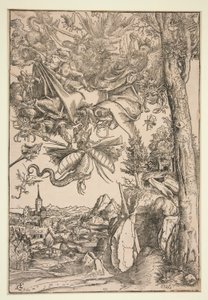 聖アントニウスの苦難 作： Lucas Cranach the Elder