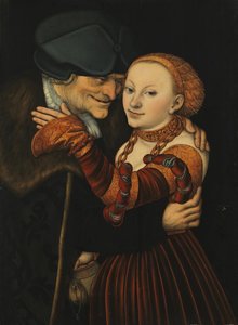 不平等な夫婦 作： Lucas Cranach the Elder