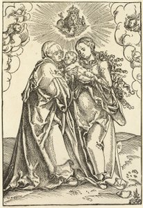 聖母子と聖アンナ 作： Lucas Cranach the Elder