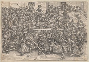 トーナメント、1509 作： Lucas Cranach the Elder