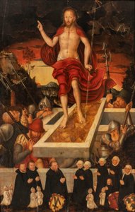 ドイツ語：Auferstehung Christi キリストの復活 作： ルーカス・クラナッハ・ザ・ヤング