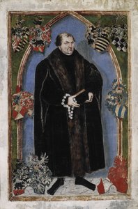 アンハルトデッサウ王子のジョージ3世の肖像画1507-1553、1553