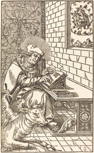 聖ルカ 作： Lucas Cranach the Younger