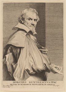 ホレス・ジェンティレスキ 作： Lucas Emil Vorsterman after Sir Anthony van Dyck