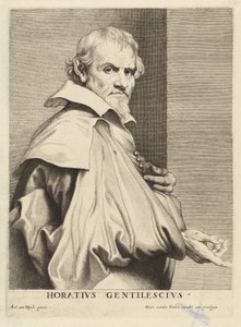 ホレス・ジェンティレスキ 作： Lucas Emil Vorsterman after Sir Anthony van Dyck
