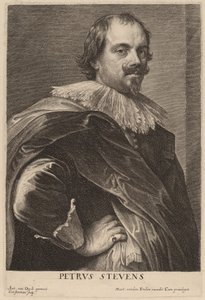ペトラス・スティーブンス 作： Lucas Emil Vorsterman after Sir Anthony van Dyck