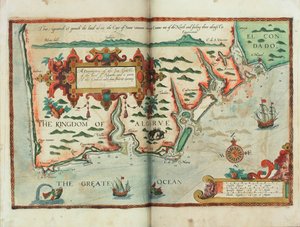 アルガルベの海岸、陸地、コンダードの一部とその開口部についての記述、1588年頃（図面）