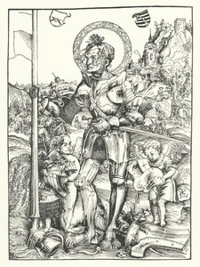 St.George (彫刻) 作： Lucas the Elder (after) Cranach