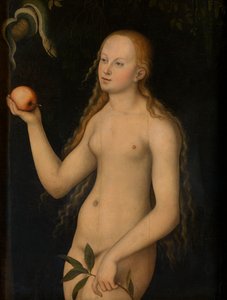 イブ（パネルに油彩） 作： Lucas the Elder Cranach