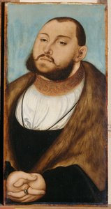 ザクセン選帝侯ジョン・フリードリヒ1世（1503-1554）、クラナッハ、ルーカス、ザ・エルダー（1472-1553）作。木に油彩 作： Lucas the Elder Cranach