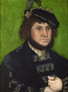 ザクセンのジョンの肖像 (ザクセンのジョンの肖像)。 ザクセンのヨハネス・フレデリックは、寛大で大選帝侯、パラタイン伯爵、マルティン・ルターの保護者として知られています（1483-1546）。 ルーカス・クラナッハ・ザ・エルダー（1472-1553）による絵画、木に油彩 作： Lucas the Elder Cranach
