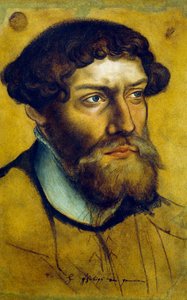 ルーカス・クラナッハ・エルダー（1472-1553）による「ポメラニア公フィリップ1世の肖像」（デッサン 作： Lucas the Elder Cranach
