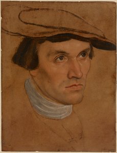 男の肖像 1530年頃 油彩・紙 作： Lucas the Elder Cranach