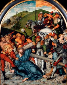 カルバリーへの登攀 ルーカス・クラナッハ長老（1472-1553）による絵画。1538.ディム。107x84 cm ウィーン。美術史博物館 作： Lucas the Elder Cranach