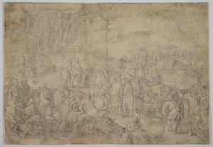 Calvary Golgotha, 1517年。 作： Lucas van Leyden