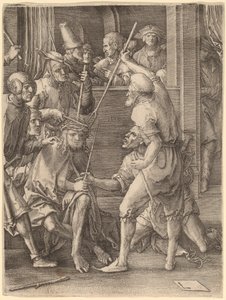 いばらの冠をかぶったキリスト 作： Lucas van Leyden
