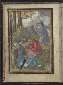 ゲッセマネの宮廷でのキリスト キリストの受難（シリーズタイトル） 作： Lucas van Leyden