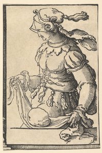 シビルスのシリーズからのクメアンシビル、ca。 1530年。 作： Lucas van Leyden