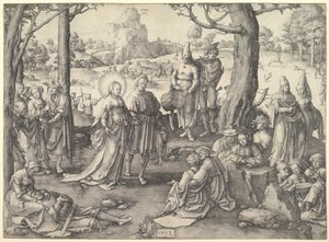 聖マリア・マグダレナの踊り 作： Lucas van Leyden